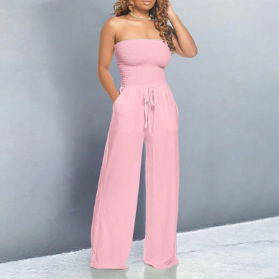 Elle™ | Trendy Off-Shoulder Jumpsuit