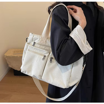 Metropolitan Cord Tote | Axelväska