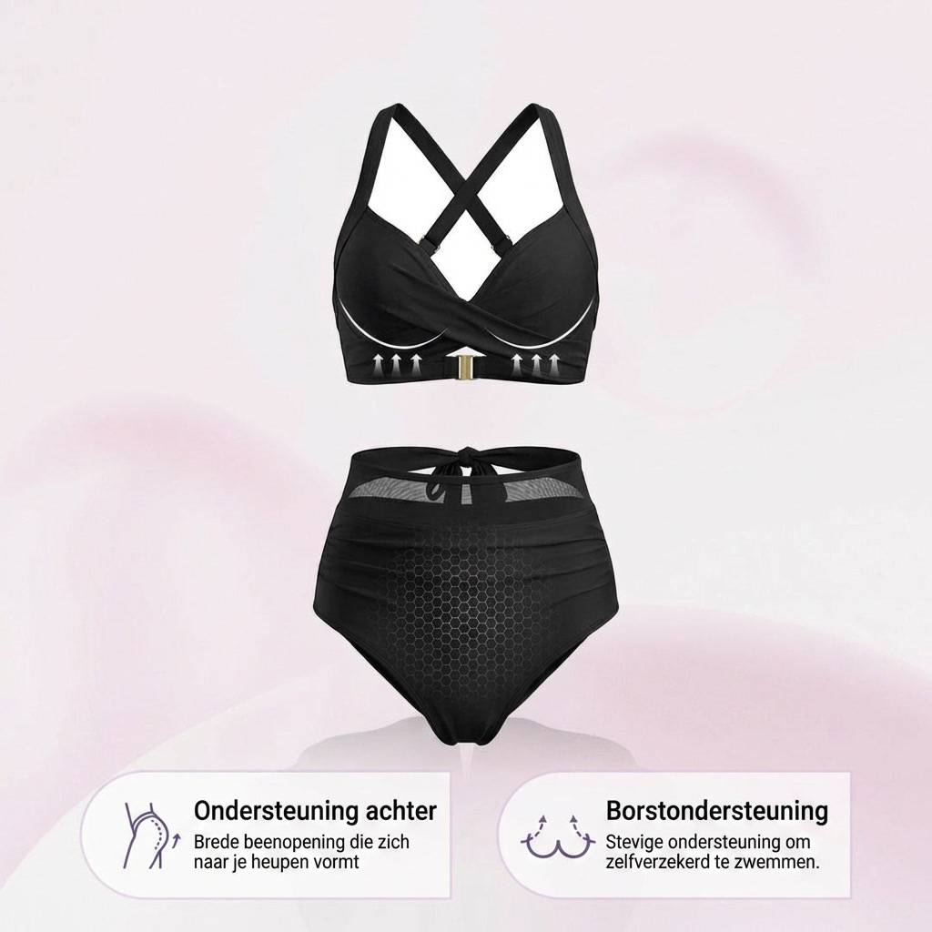 Livia™ | 2-i-1 Högmidjad Sculpt Bikini