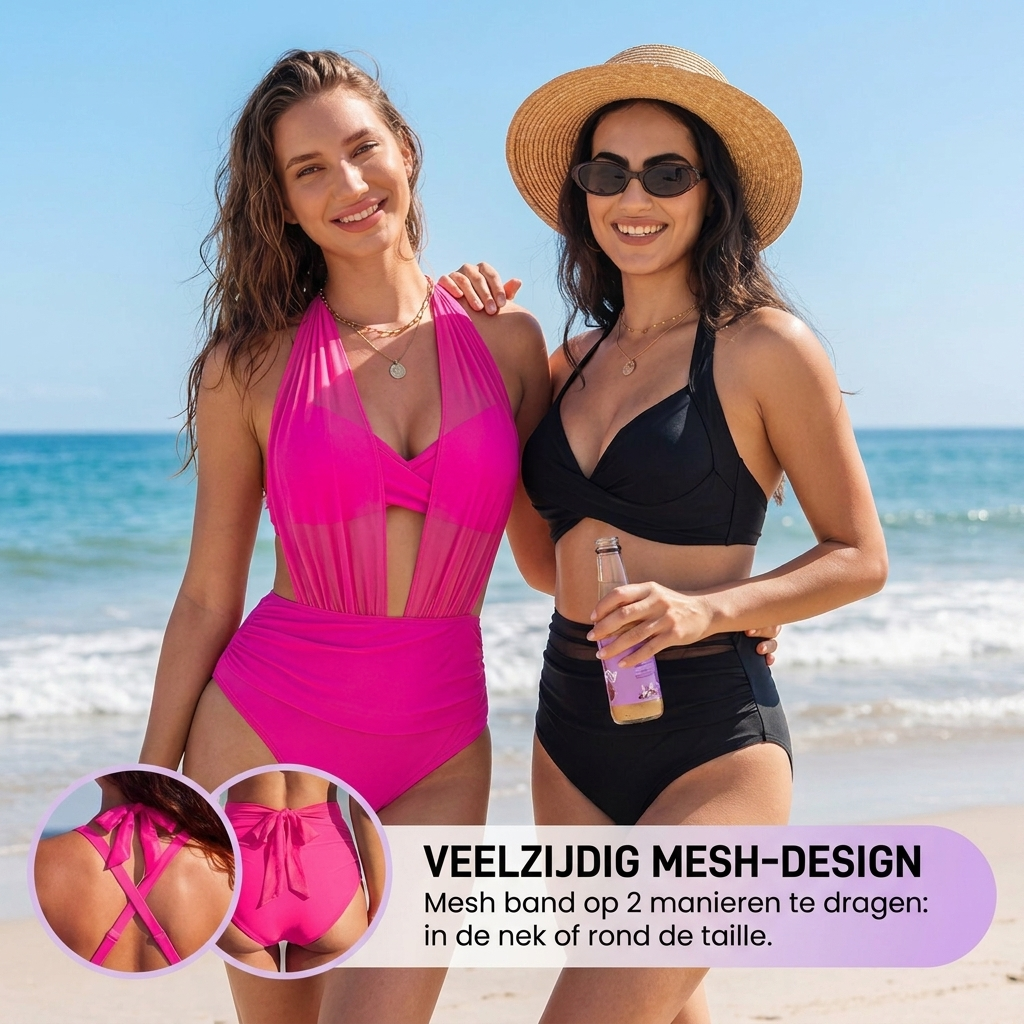 Livia™ | 2-i-1 Högmidjad Sculpt Bikini