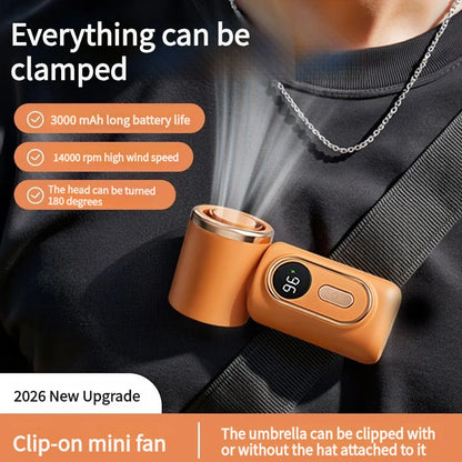 BreezeClip™ | Mini fläkt, maximal kylning 💨❄️