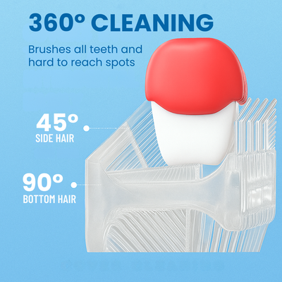 🦷 SmileyBrush™ | Elektrisk U-Formad Tandborste för Barn