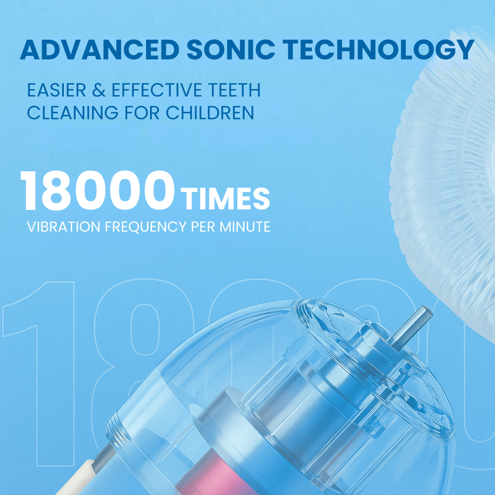 🦷 SmileyBrush™ | Elektrisk U-Formad Tandborste för Barn