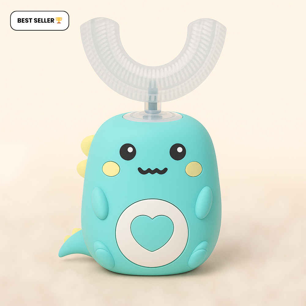 🦷 SmileyBrush™ | Elektrisk U-Formad Tandborste för Barn