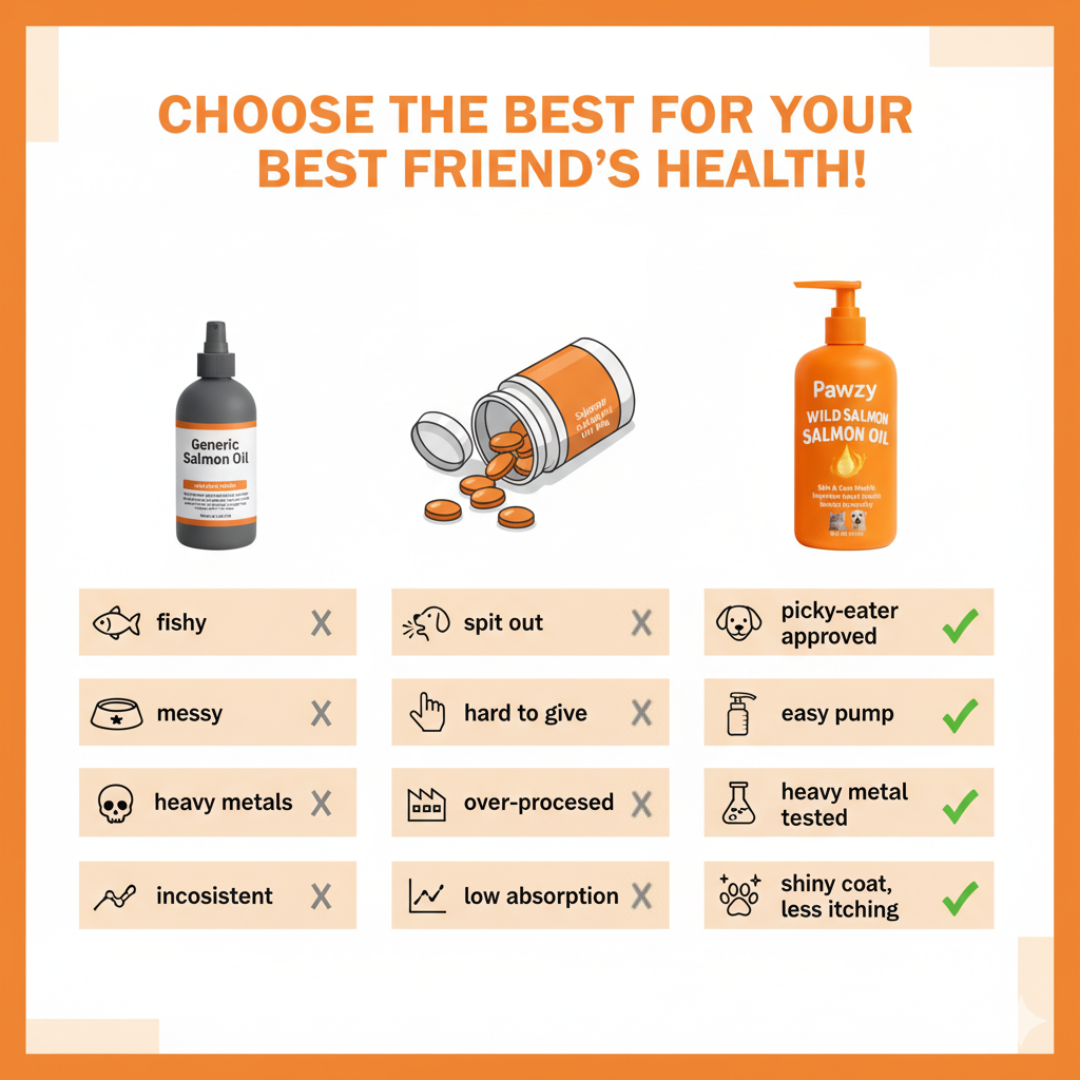 SalmoVita™ | Omega-Boost Oljan – För fräsch hud & glänsande päls