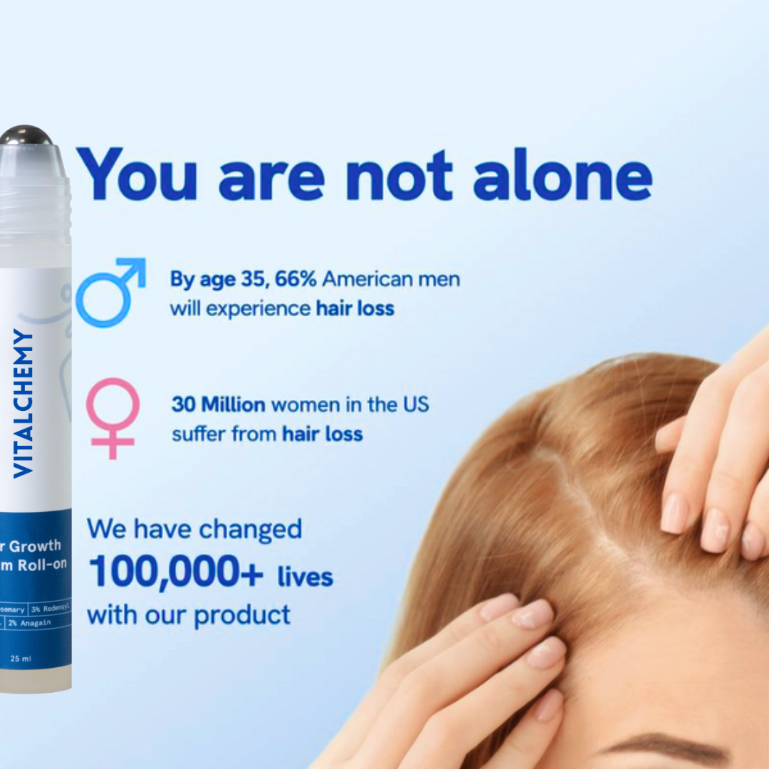 Växa™ Hair Growth Roll-On | Fylligare, starkare hår börjar här