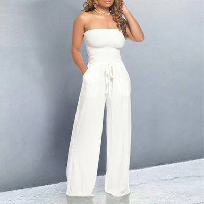 Elle™ | Trendy Off-Shoulder Jumpsuit
