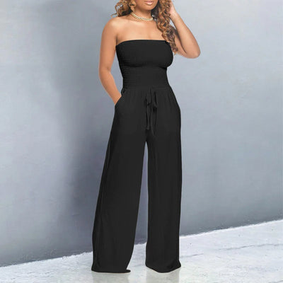 Elle™ | Trendy Off-Shoulder Jumpsuit