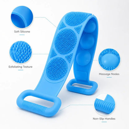 NordicGlow™ Silikon Ryggskrubb | 1 + 1 GRATIS