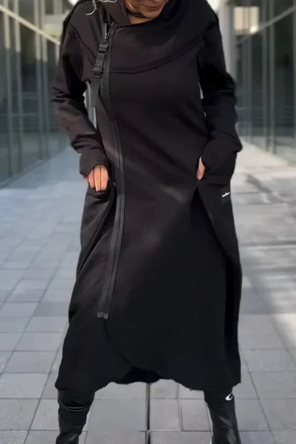 Liva™ | Huvtröja med Dragkedja – Komfort & Stil i Ett