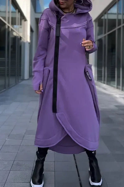 Alva™ | Huvtröja med Dragkedja – Komfort & Stil i Ett
