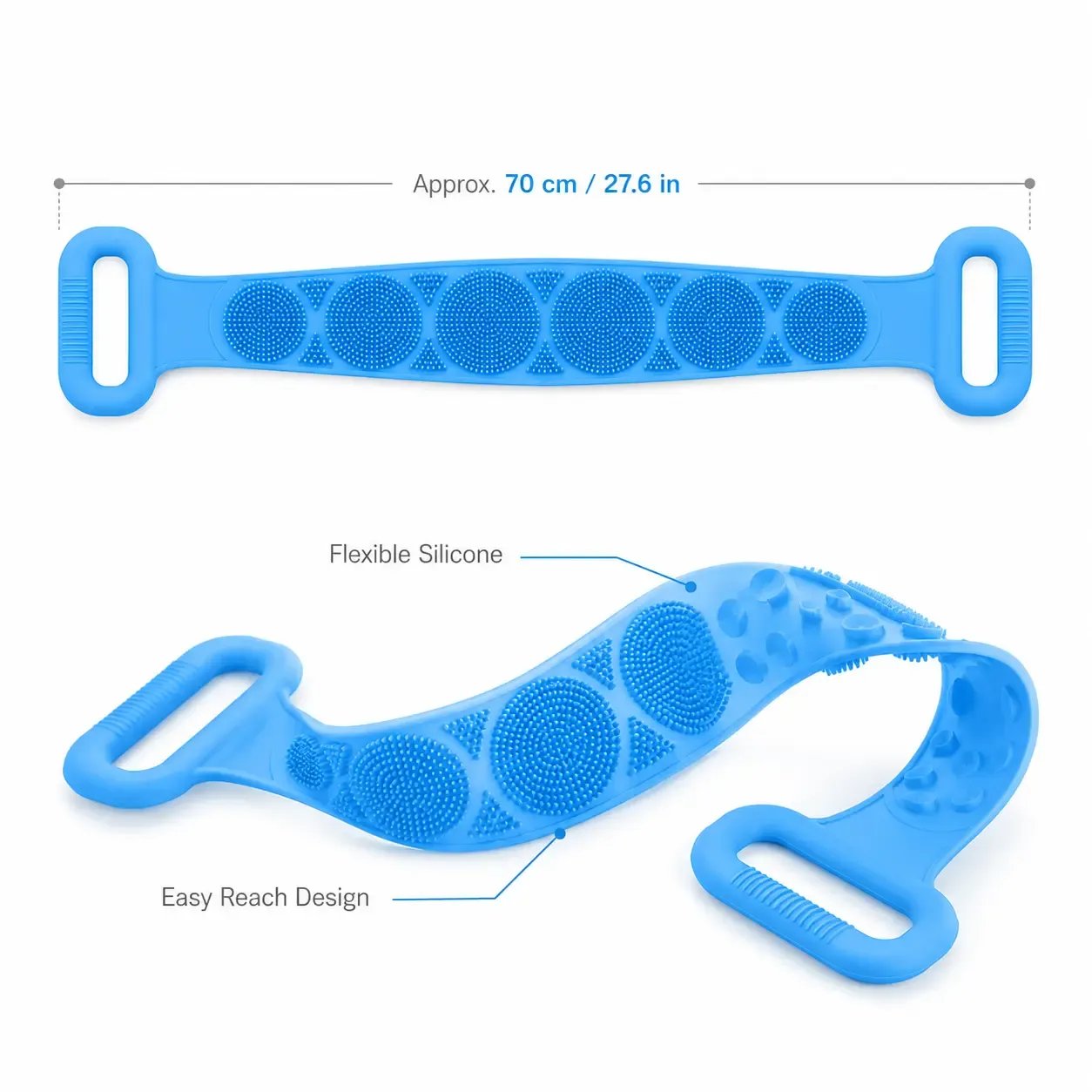 NordicGlow™ Silikon Ryggskrubb | 1 + 1 GRATIS