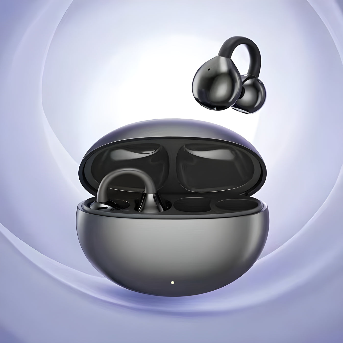 Bluetooth-hörlurar med öronklämma