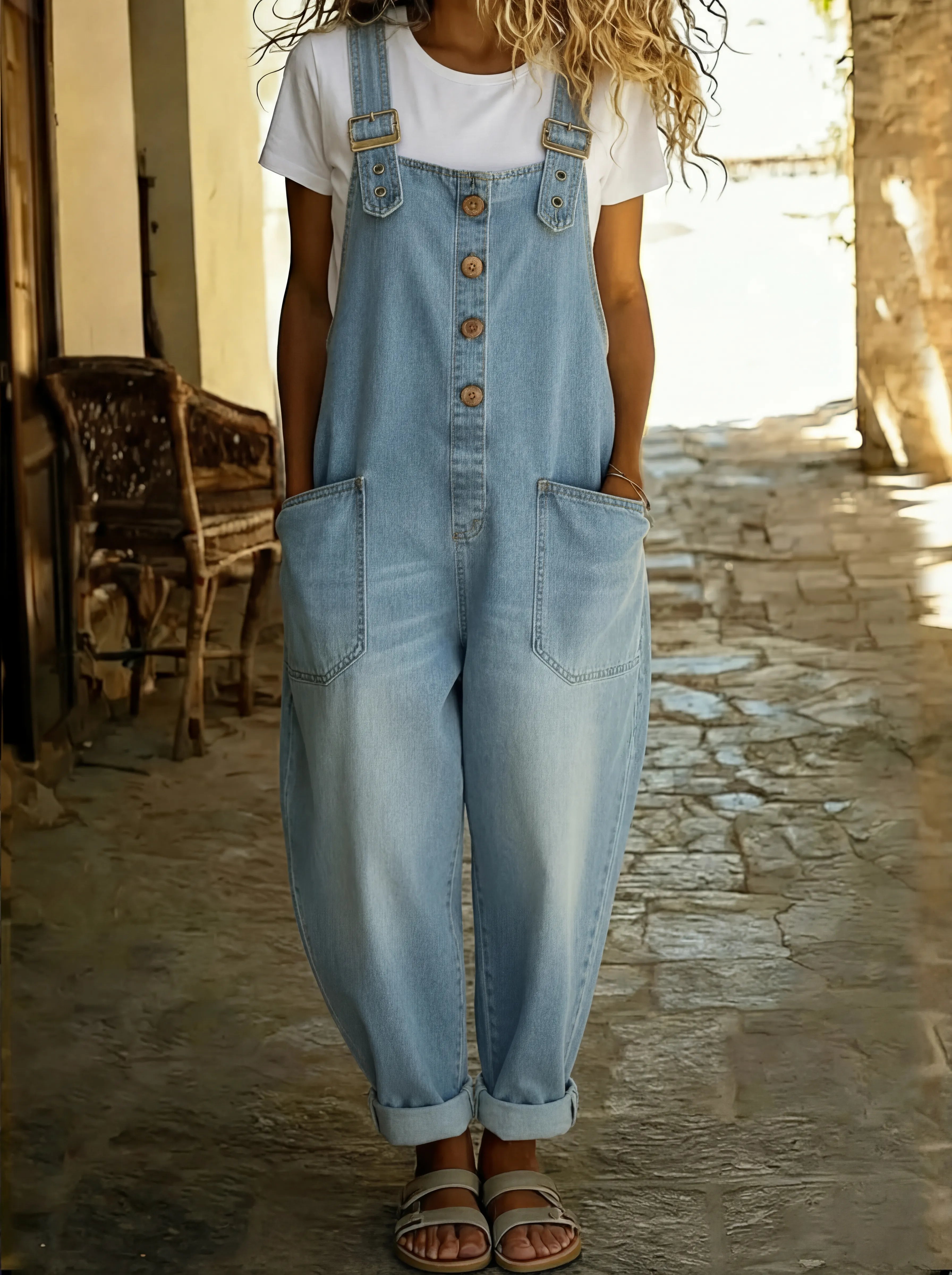 Ljus denim / 3XL
