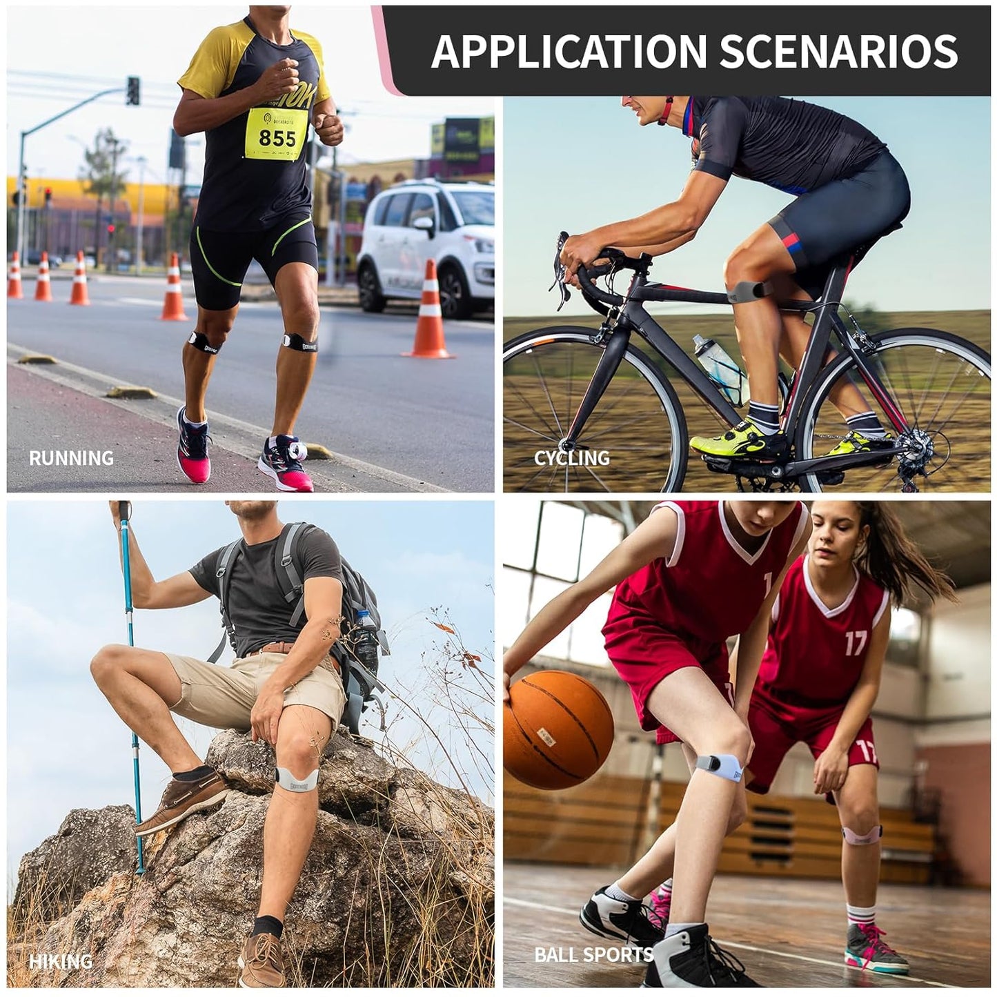 FlexEase™ | Adjustable Knee Support Strap – Targeted Support & All-Day Comfort