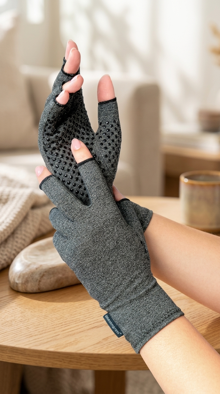 Nordic Relief™ Bamboo Compression Gloves