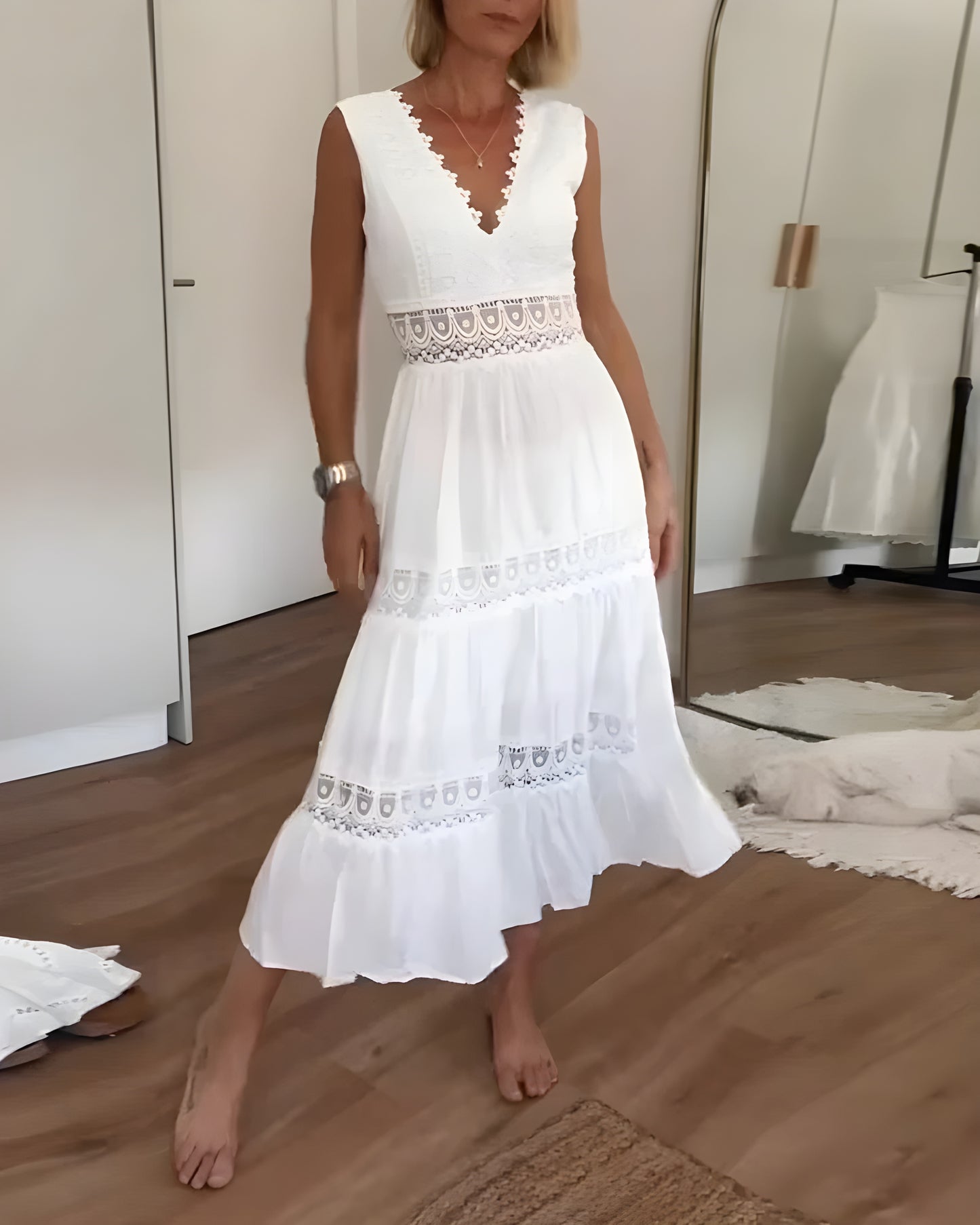 Claire™ | Elegant Summer Dress – Flattering Fit & Lightweight Comfort