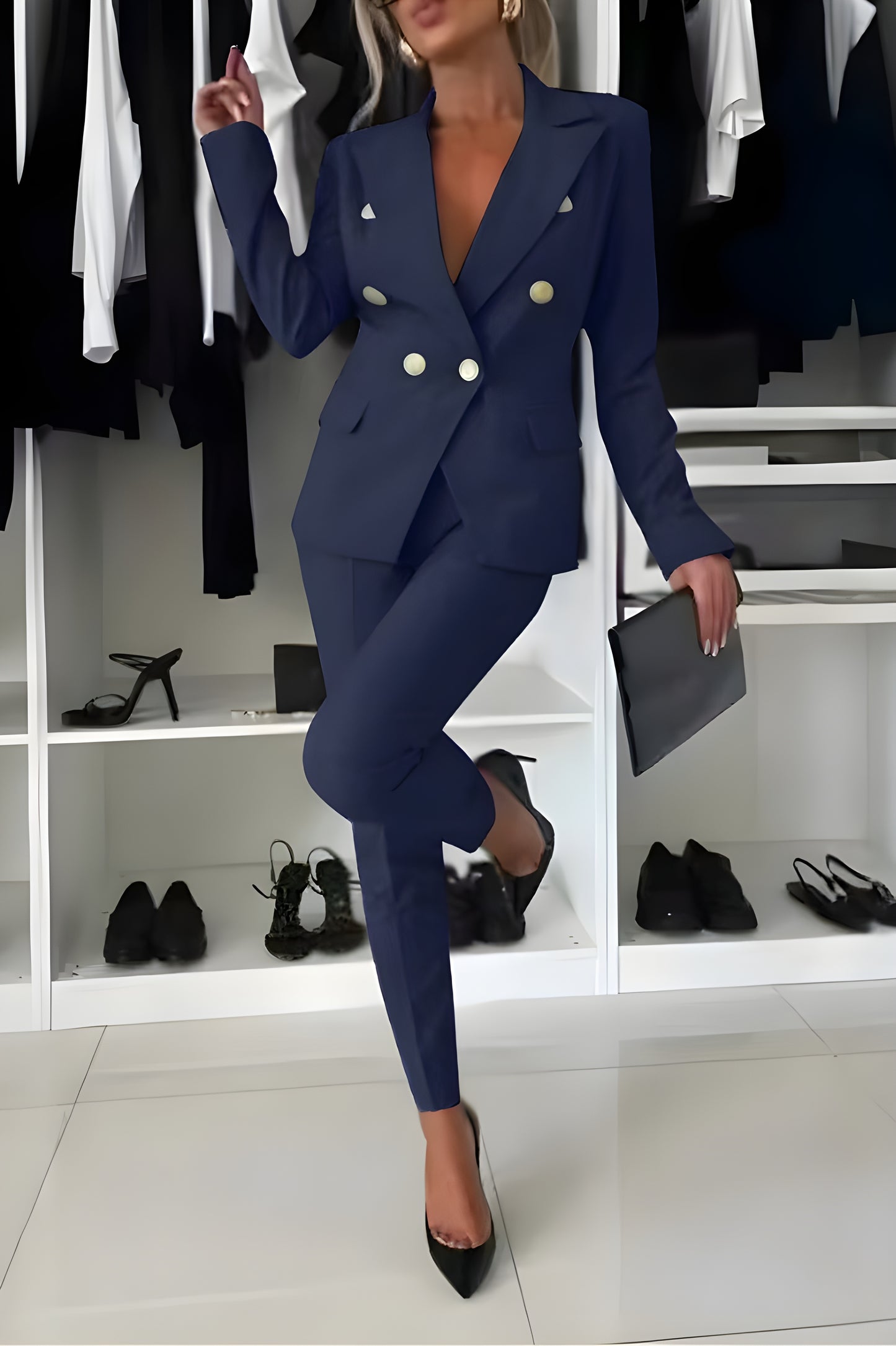 Elvira™ | Elegant Tvådelad Damkostym