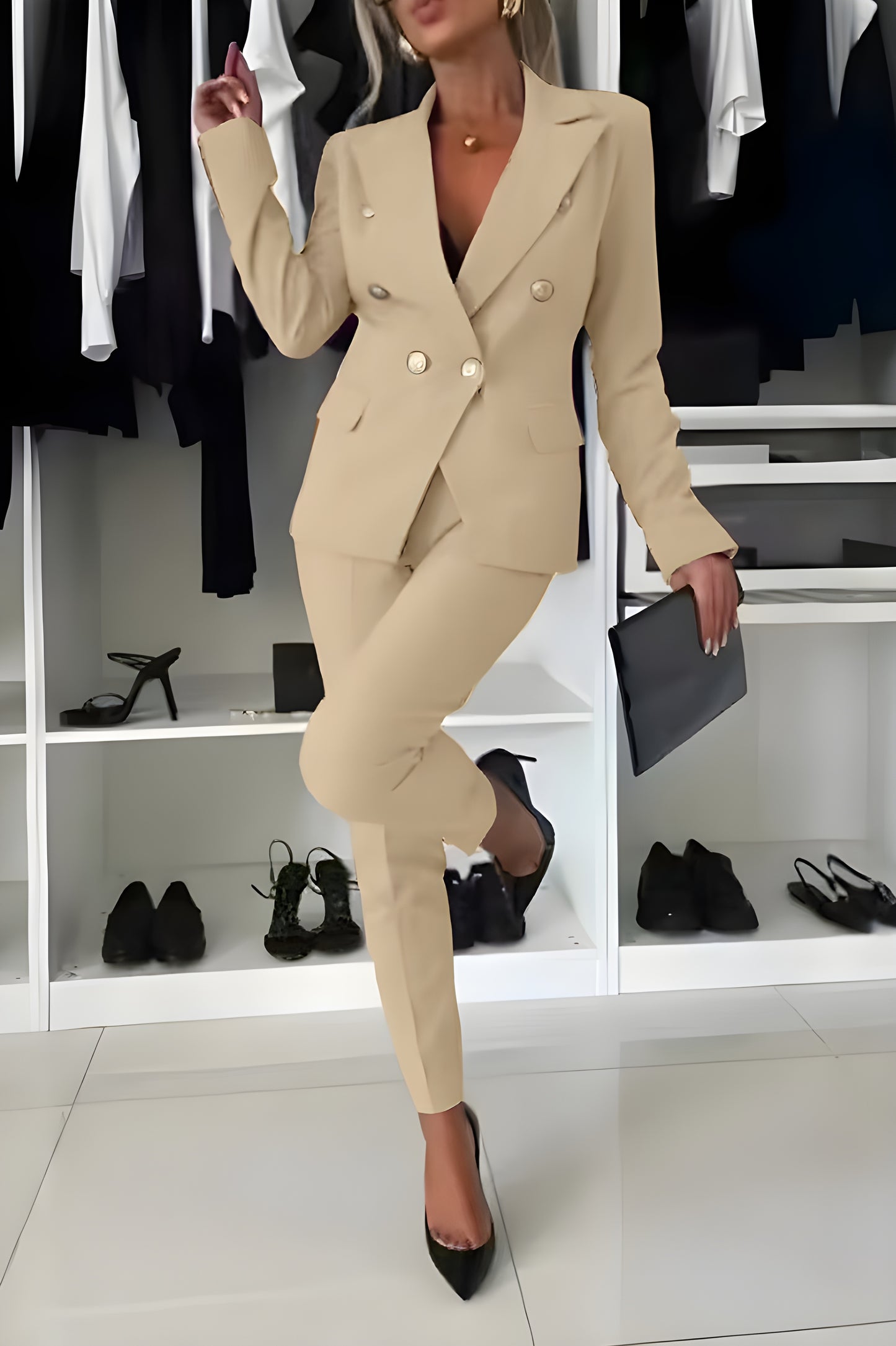 Elvira™ | Elegant Tvådelad Damkostym