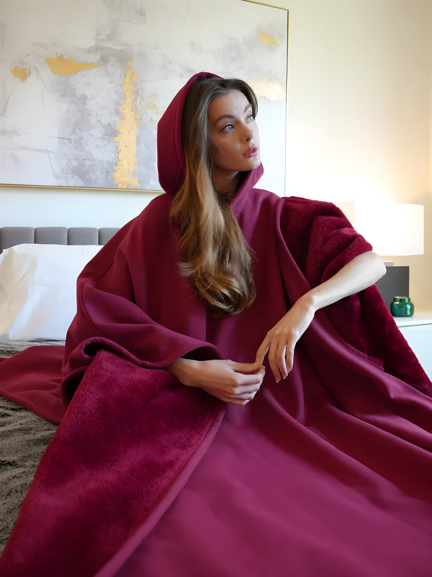 Luna™ | Mjuk Fleece Hoodie-Filt – Förra året slutsåld på under 24 timmar!