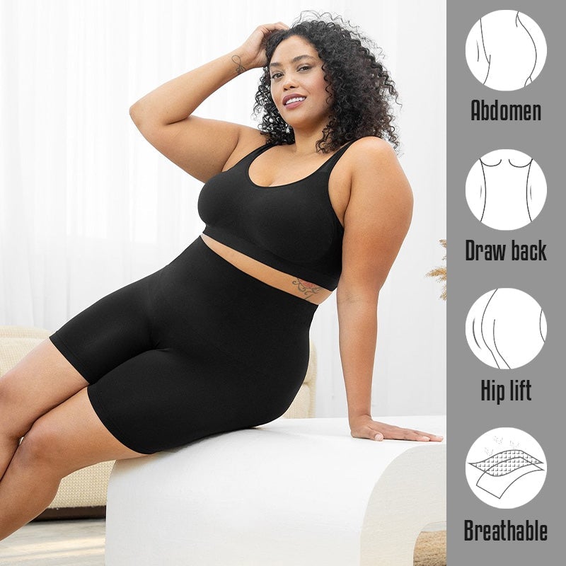 Noor™ | Formande Högmidjade Shapewear Shorts | 1 + 1 GRATIS