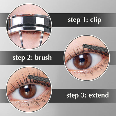 Stella™ | 3D Volume & Curl Mascara (med metallborste) | 1 + 1 GRATIS