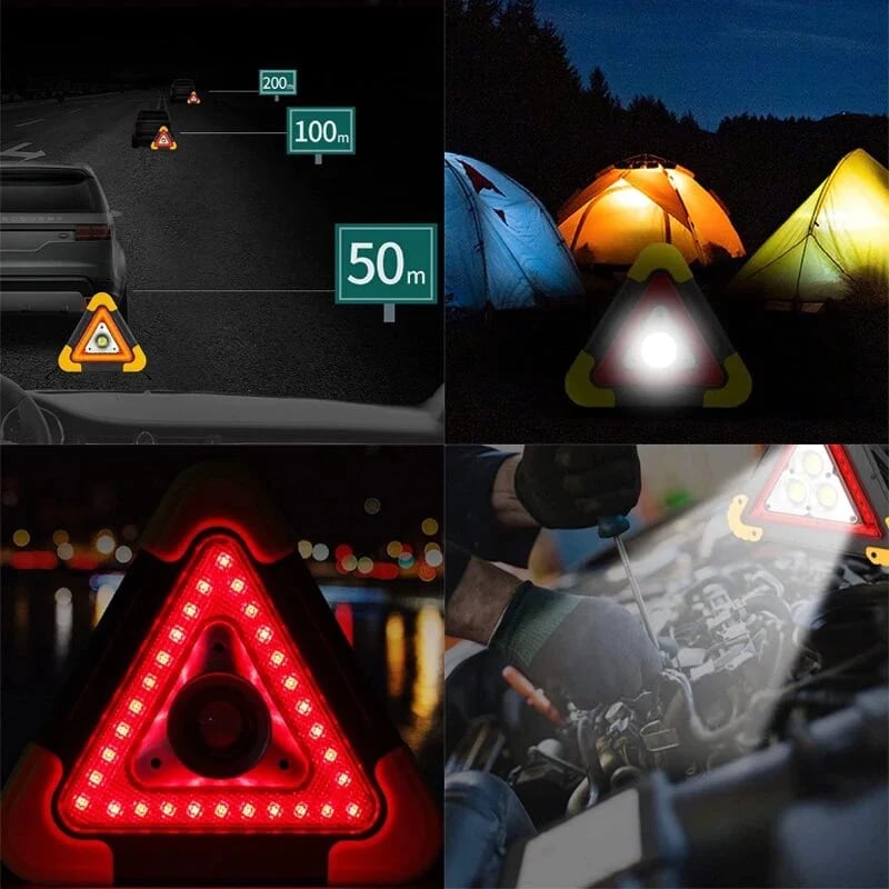 SafeBeam™ | LED Varningslampa för Bil & Camping