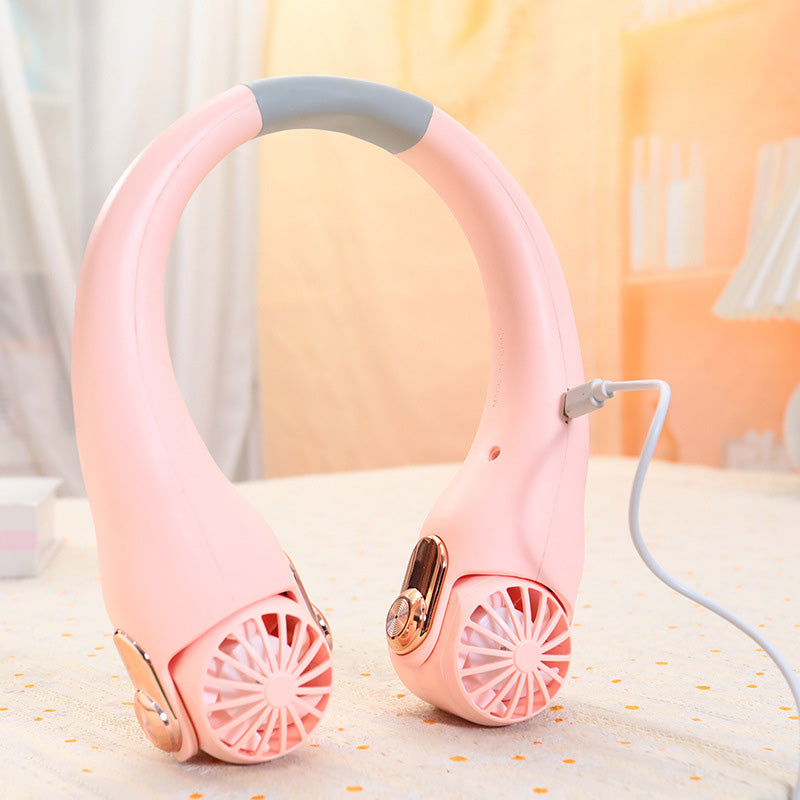 ArcticFlow™ | 360° Neck Fan – Hands-Free Cooling & Whisper-Quiet Comfort