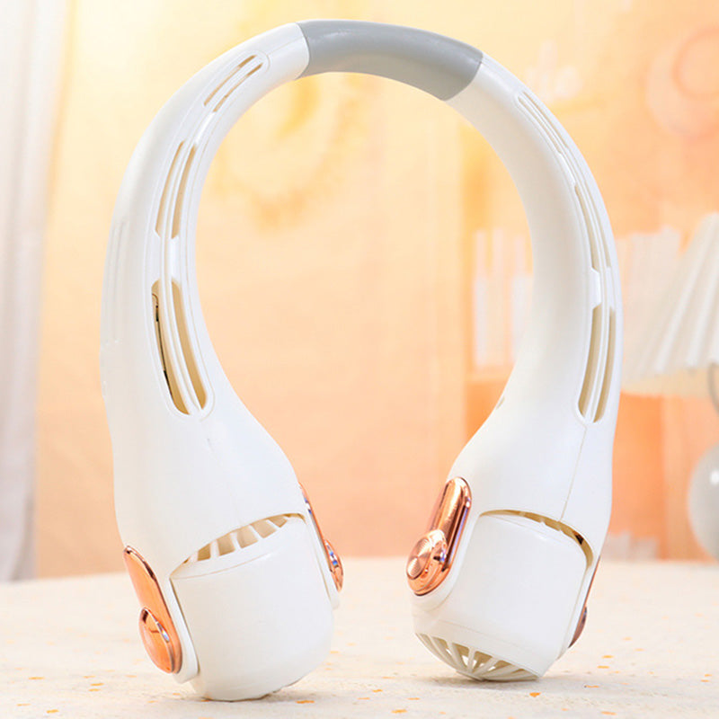 ArcticFlow™ | 360° Neck Fan – Hands-Free Cooling & Whisper-Quiet Comfort
