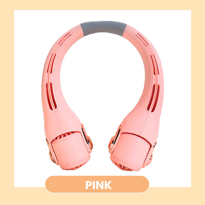 ArcticFlow™ | 360° Neck Fan – Hands-Free Cooling & Whisper-Quiet Comfort