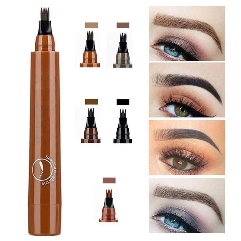 Linéa™ – 4-Punkts Microblading Ögonbrynspenna | 1+2 GRATIS