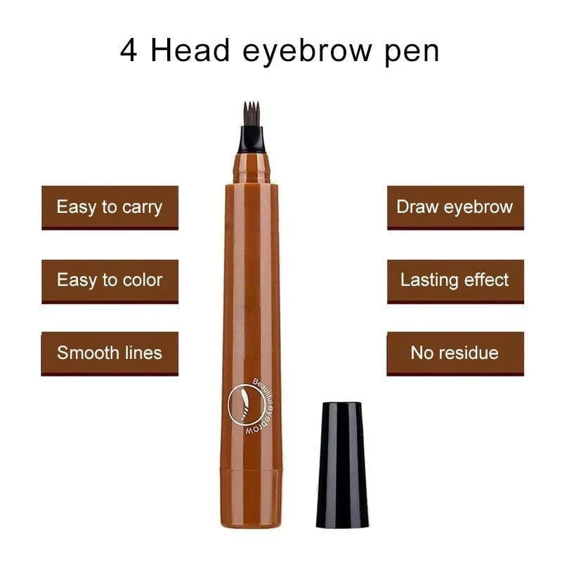 Linéa™ – 4-Punkts Microblading Ögonbrynspenna | 1+2 GRATIS
