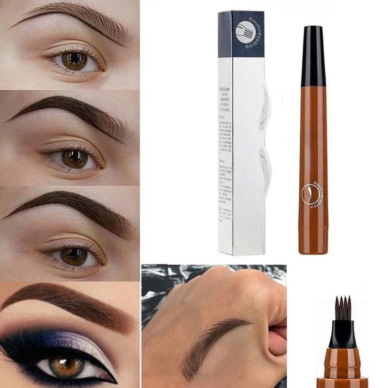Linéa™ – 4-Punkts Microblading Ögonbrynspenna | 1+2 GRATIS
