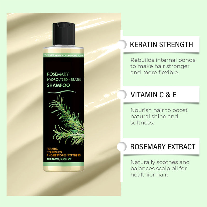 NovaSilk™ | Rosemary Hair Fuel Shampoo | 1+1 GRATIS