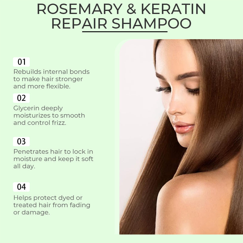 NovaSilk™ | Rosemary Hair Fuel Shampoo | 1+1 GRATIS