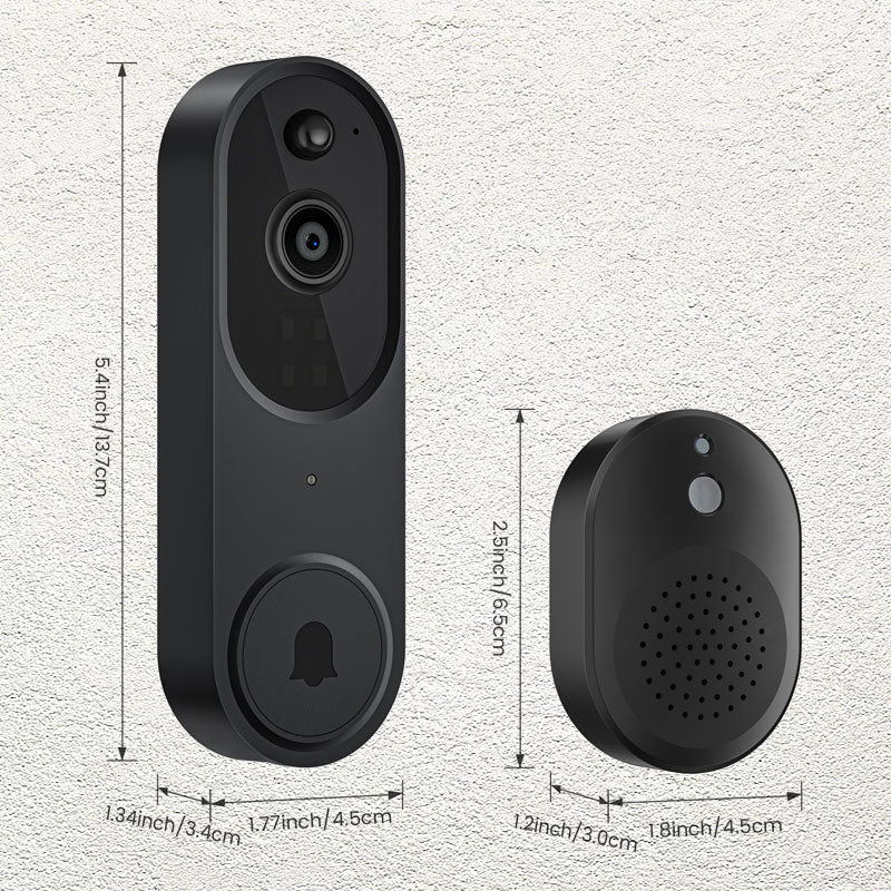 Luca™ | Smart HD-Videodörrklocka Med Liveaviseringar 🚪📱