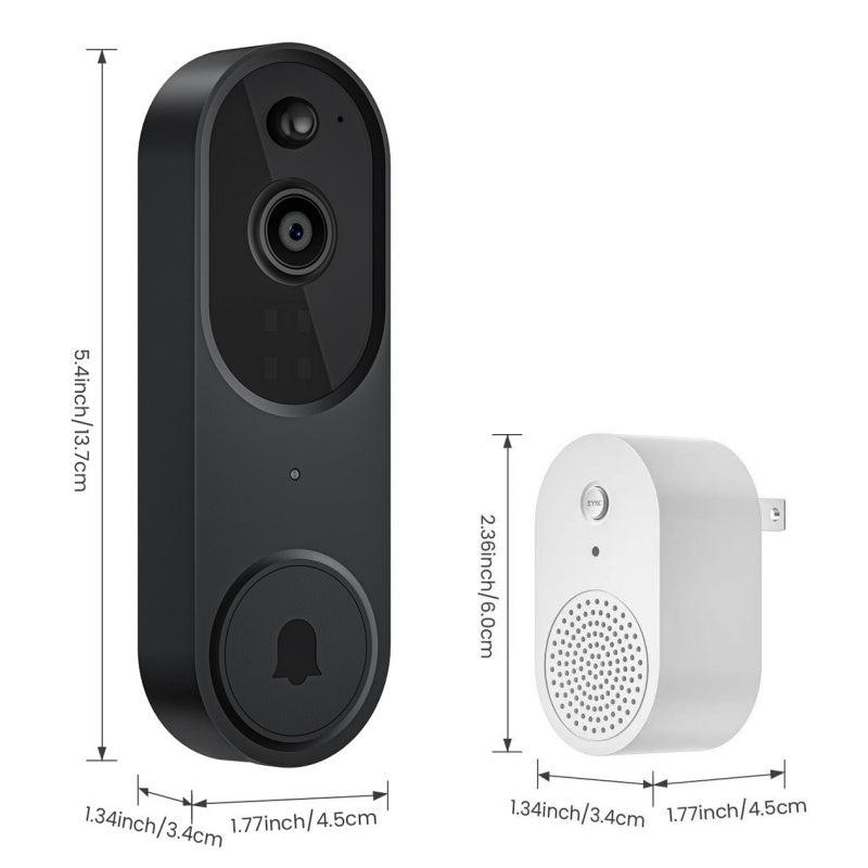 Luca™ | Smart HD-Videodörrklocka Med Liveaviseringar 🚪📱