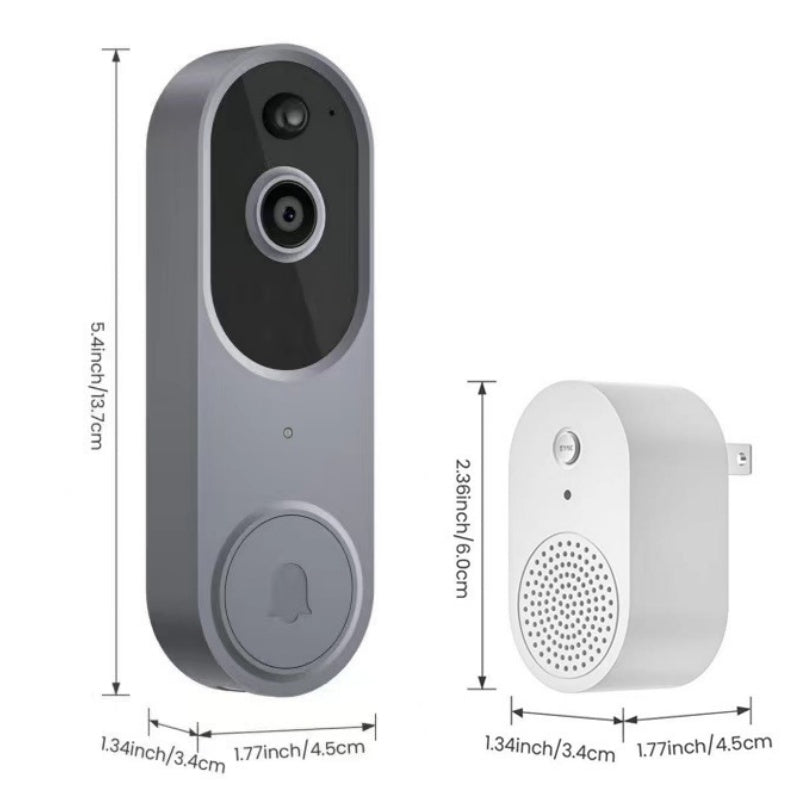 Luca™ | Smart HD-Videodörrklocka Med Liveaviseringar 🚪📱