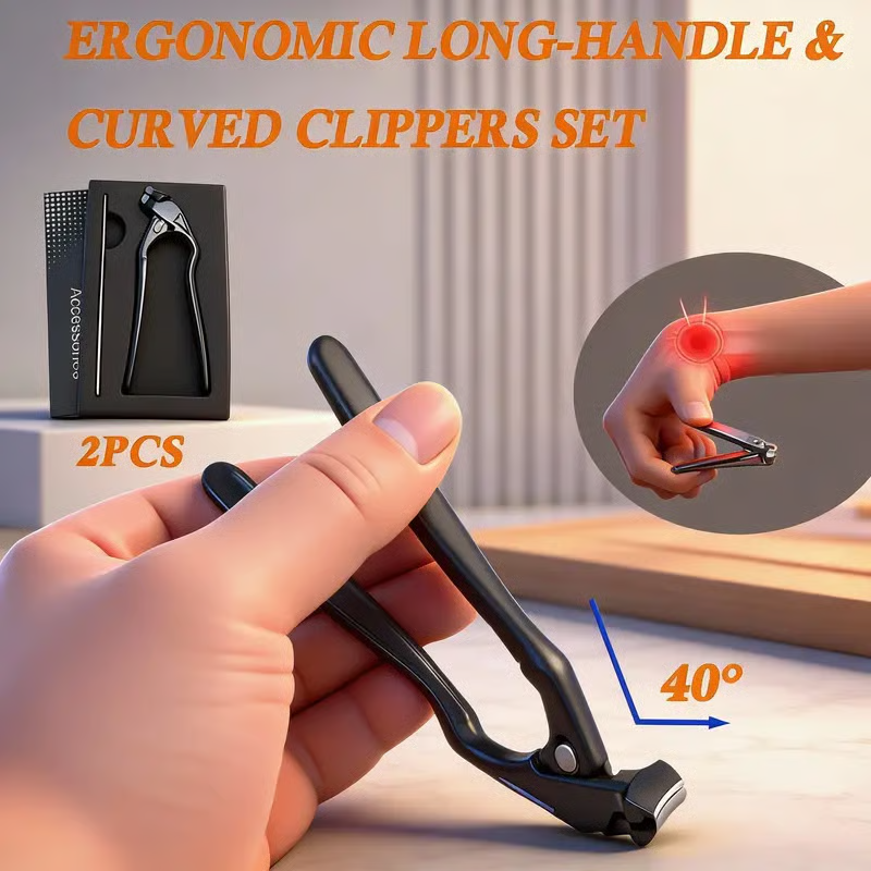 Milan™ | Ergonomisk Precision Nagelklippare