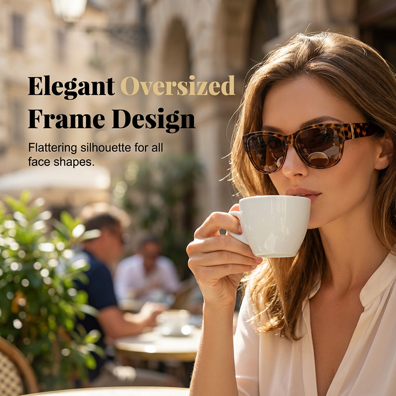Tortoiseshell Frame-Tea Lens