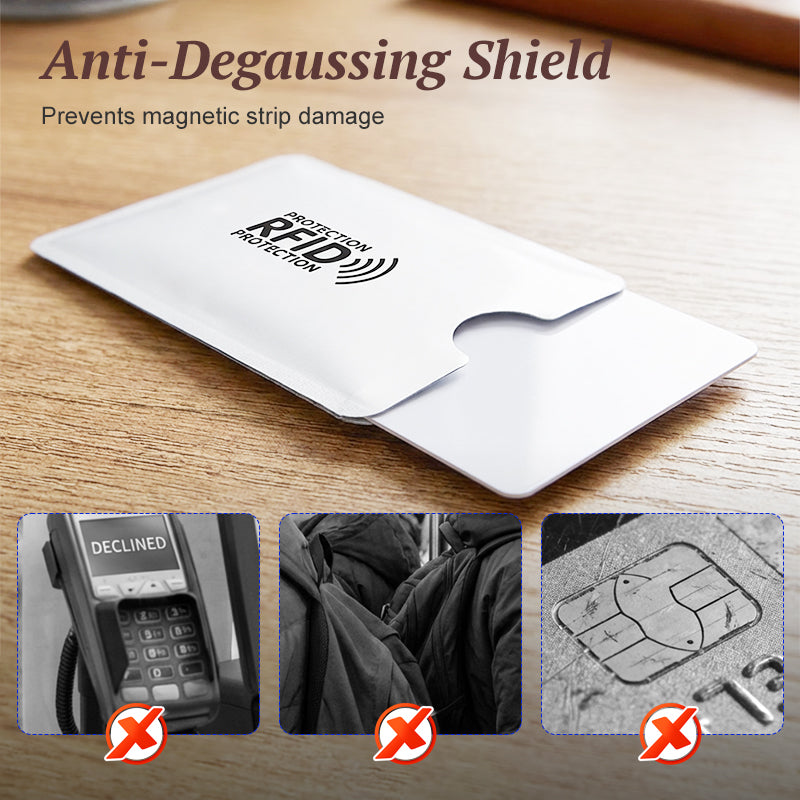 SecureShield™ RFID Card Sleeves | Protect Your Cards & Block Digital Theft