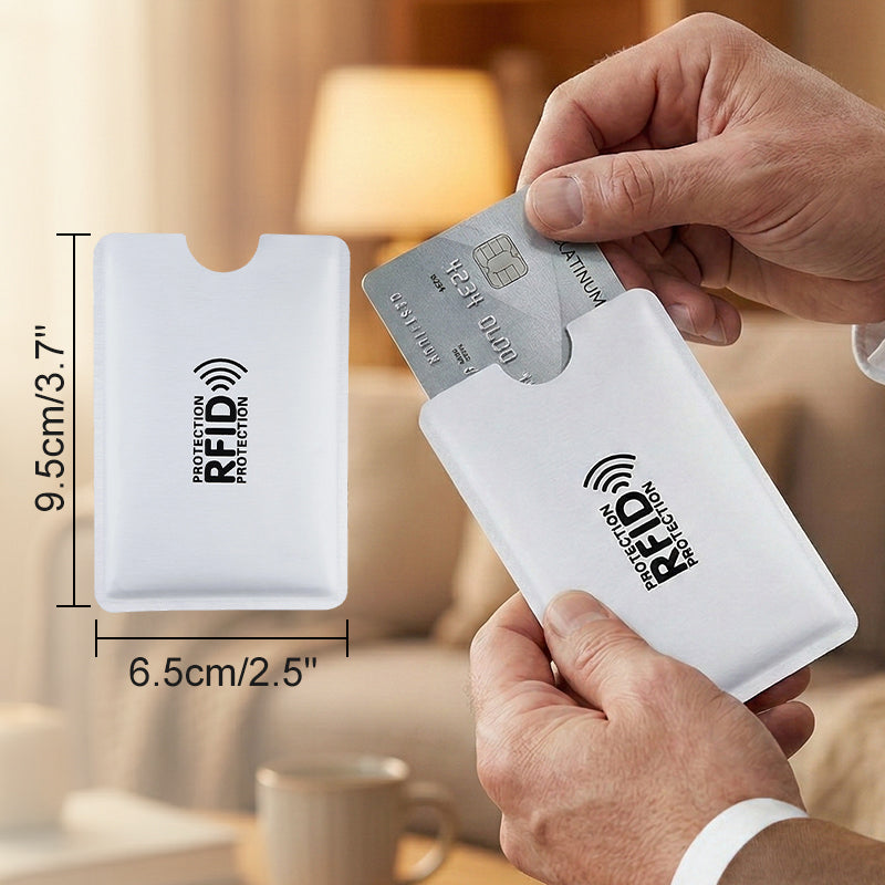 SecureShield™ RFID Card Sleeves | Protect Your Cards & Block Digital Theft