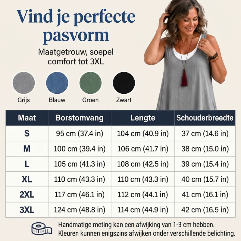 Selma™ | Luftig Lager-på-Lager Linneklänning Med Smickrande Passform
