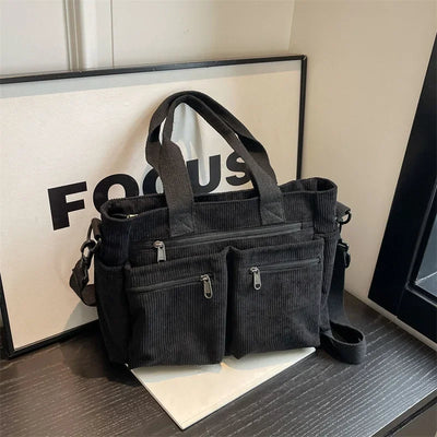 Metropolitan Cord Tote | Axelväska